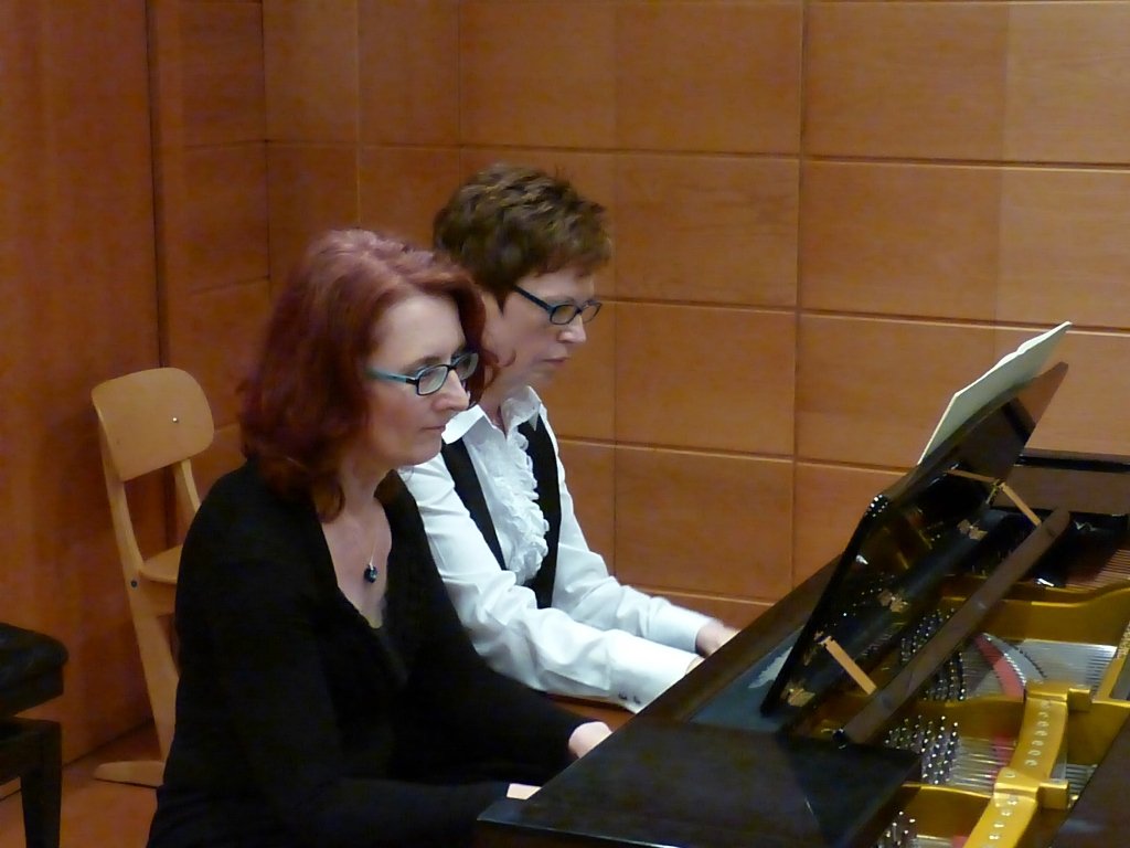 Max Reger Nacht Klavierduo Margit Sollfrank und Petra Bäumler-Lang
