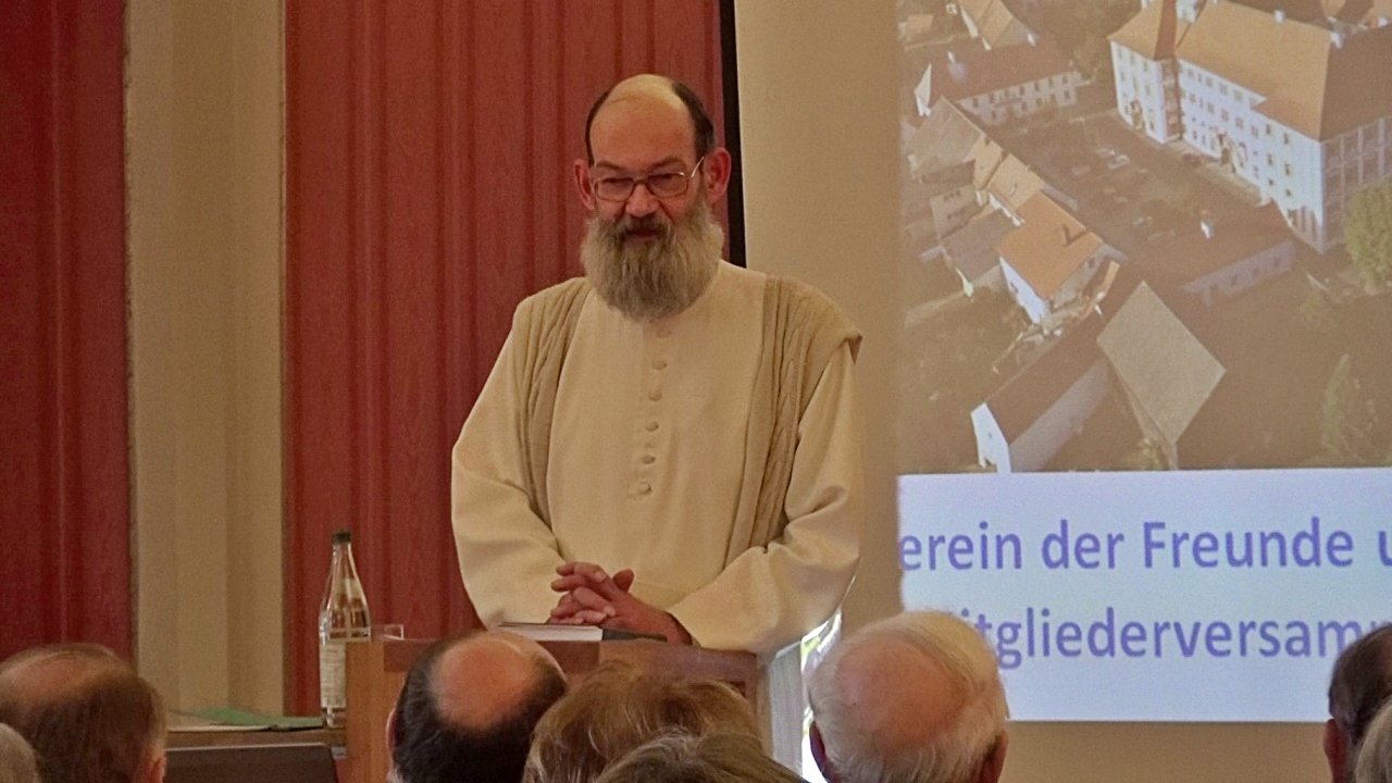 Pater Benedikt Schuster Kloster Speinshart Mitgliederversammlung 2