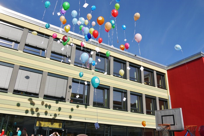 Luftballons sollen auch in diesem Jahr den Start des Schullebens einläuten