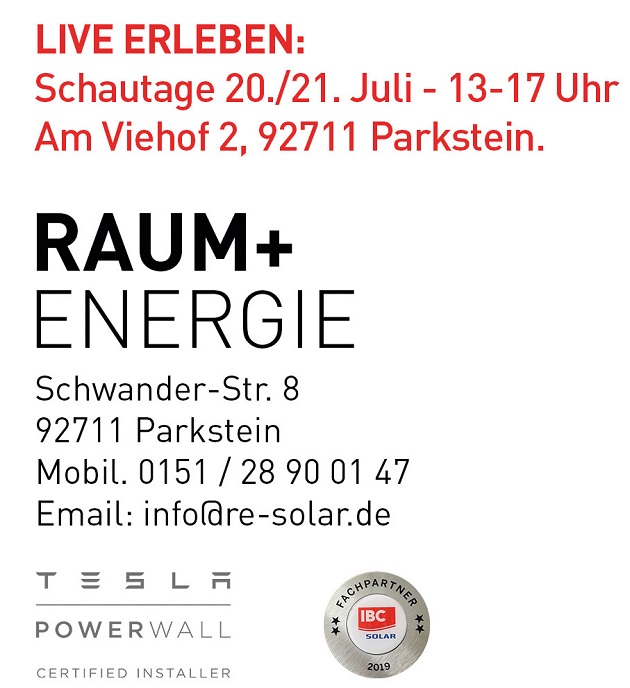 Raum + Energie Flyer Broschüre Parkstein Ankündigung Info Veranstaltung Information Bild Hubert Hösl