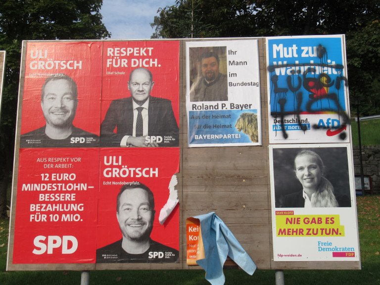 Wahlplakate 2023. Foto: OberpfalzECHO