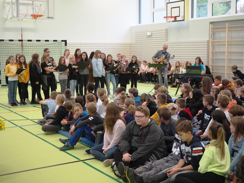 Schulturnhalle Mittelschule Neustadt Einweihung