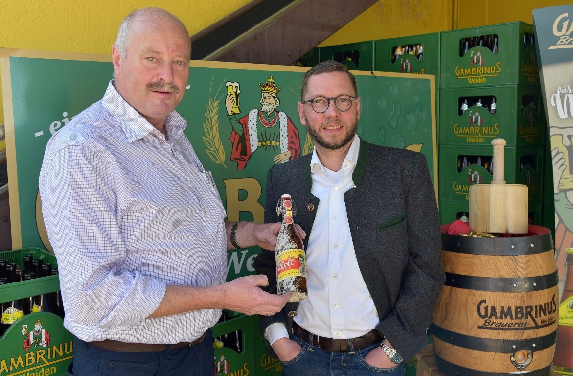 Seltene Bierflasche 55 Jahre alt Gambrinus Bierflasche Brauerei Bier Bild Jürgen Wilke