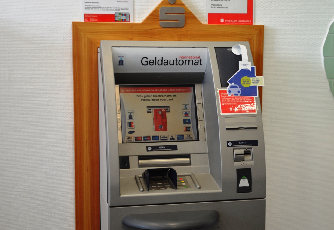 Sparkasse, Bankautomat, Geldautomat
