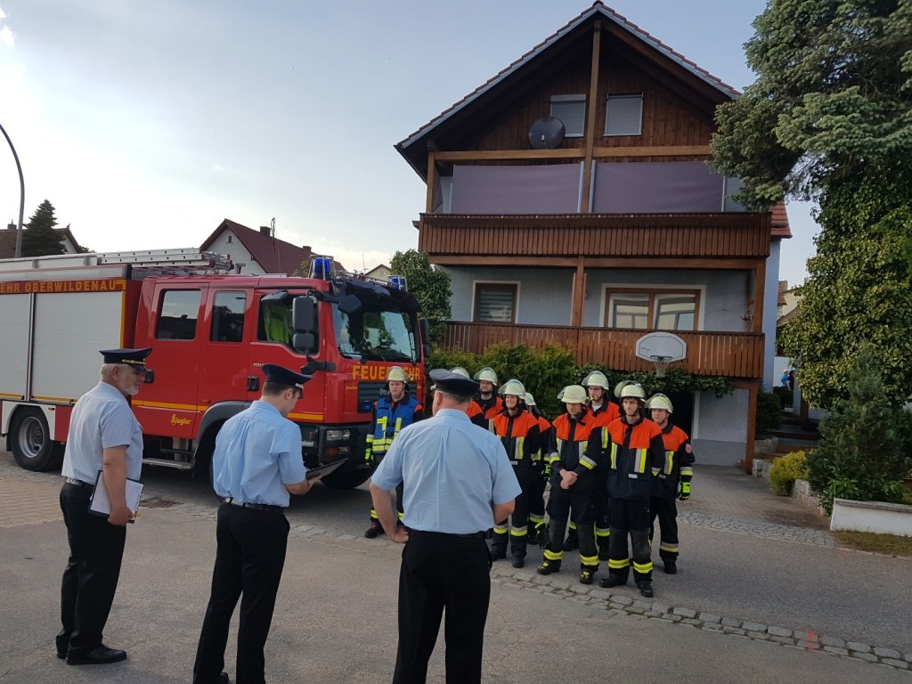 Technische Hilfeleistung Prüfung Feuerwehr Oberwildenau