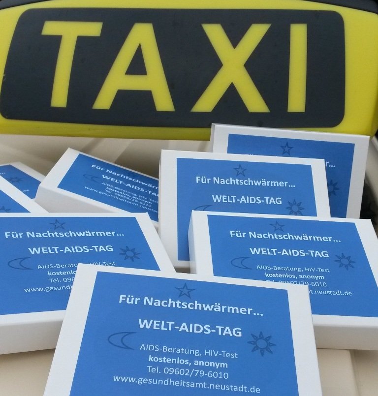 Taxi Welt Aids-Tag Taxi Weiden Neustadt Vohenstrauß Eschenbach