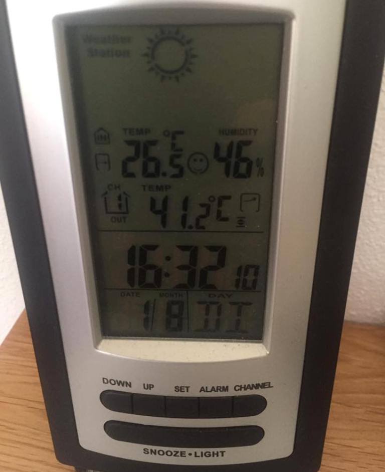 Thermometer Störnstein 41,2 Grad Rosi Filchner