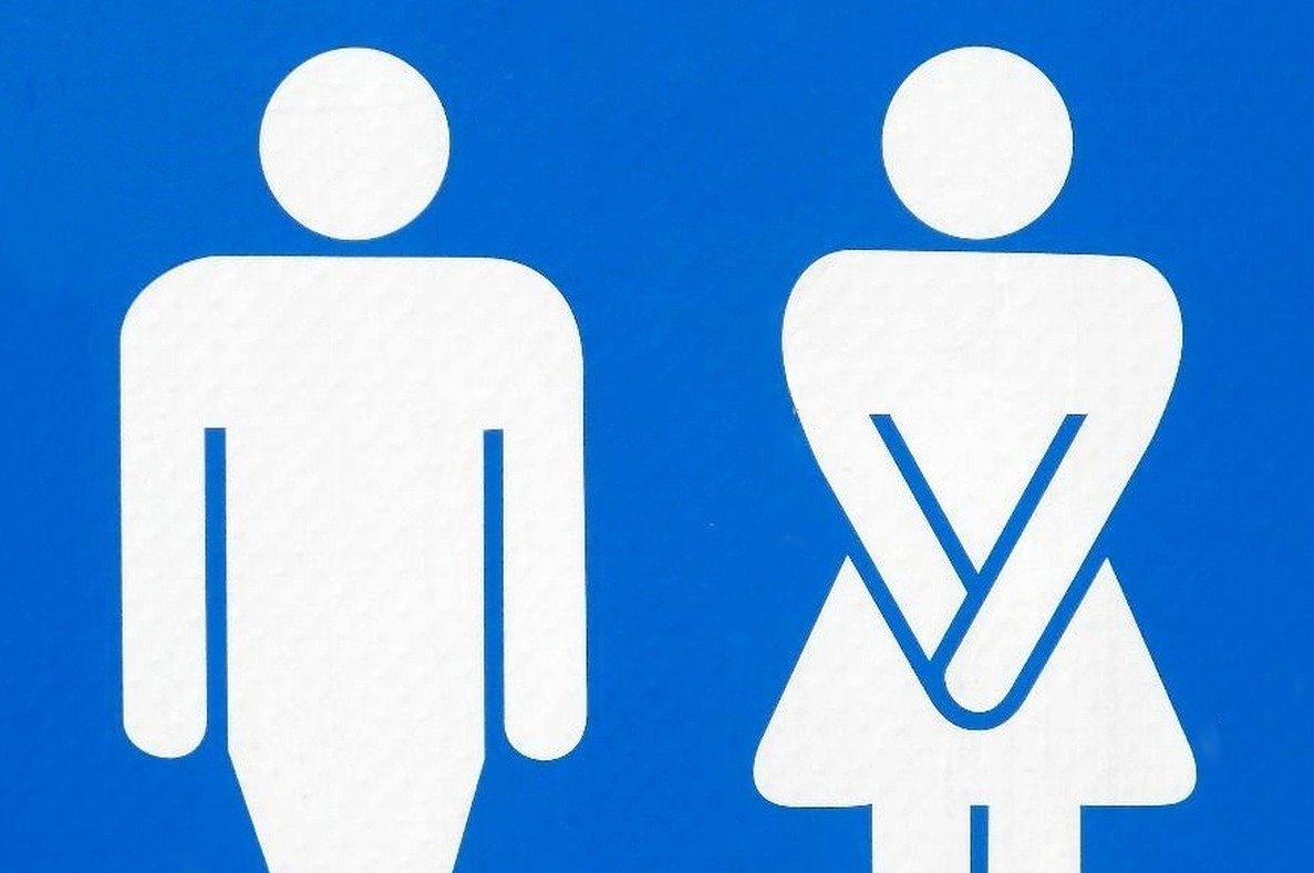Toilette Klo Symbol Symbolbild