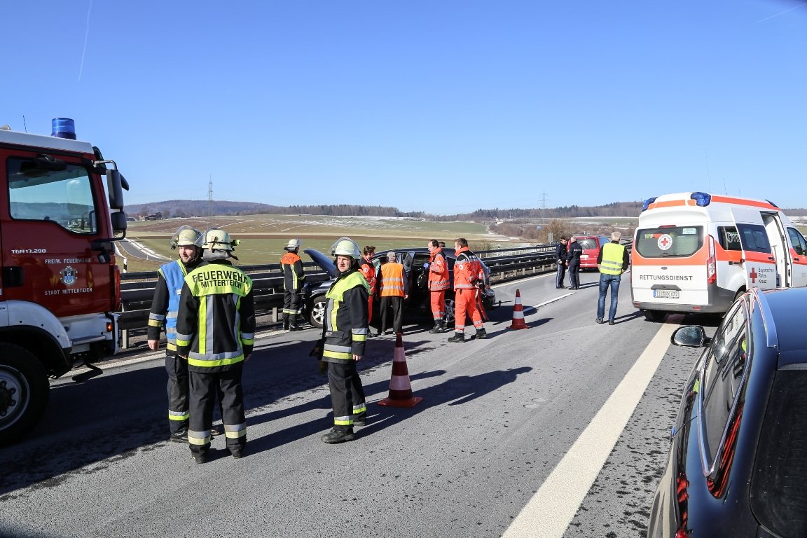 Unfall A93 heute Stau Mitterteich (3)