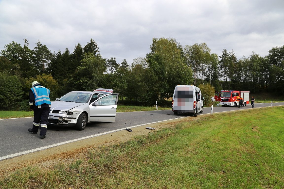 Unfall Kleinbus Seat Friedersreuth (2)