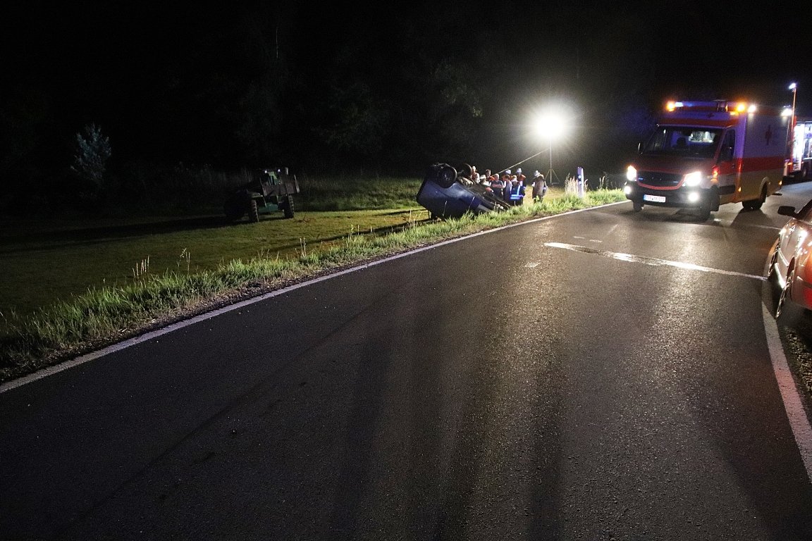 Unfall Verkehrsunfall Friedersreuth 2,5 Promille Bilder Jürgen Masching (1)