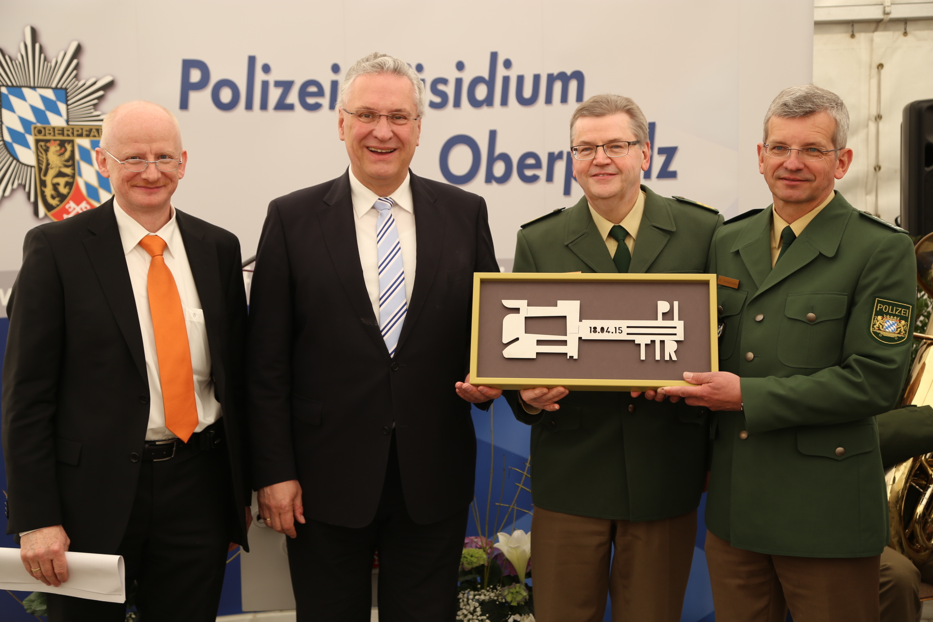 Innenminister Herrmann zu Besuch in Tirschenreuth