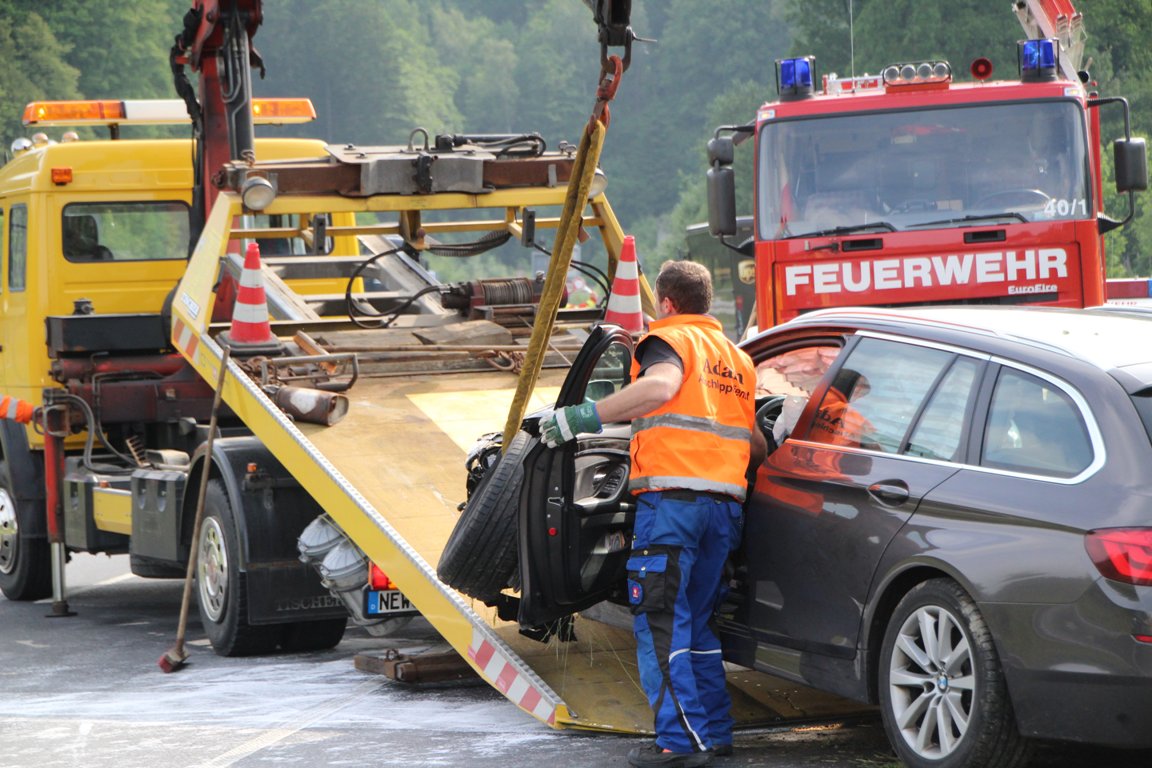 Unfall Neustadt B15 Autobahnauffahrt A93