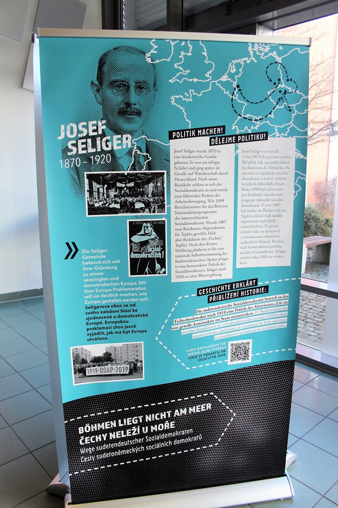 Nicht ´fehlen darf natürlich Josef Seliger, der Namensgeber der Seliger-Gemeinde. Bild: Holger Stiegler
