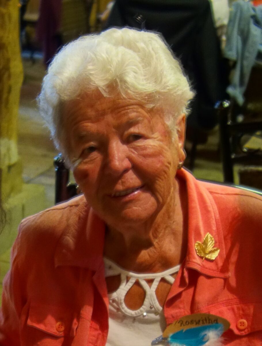 Die rüstige und stets frohgelaunte und zufriedene Jubilarin Roswitha Scheidler feiert ihren 92. Geburtstag. Foto: privat