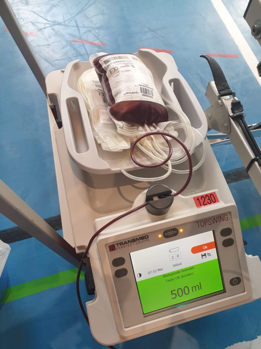Blood supplies save lives.  Dwindling stocks are in dire need of replenishment.  Photo: BRK Weiden / Neustadt