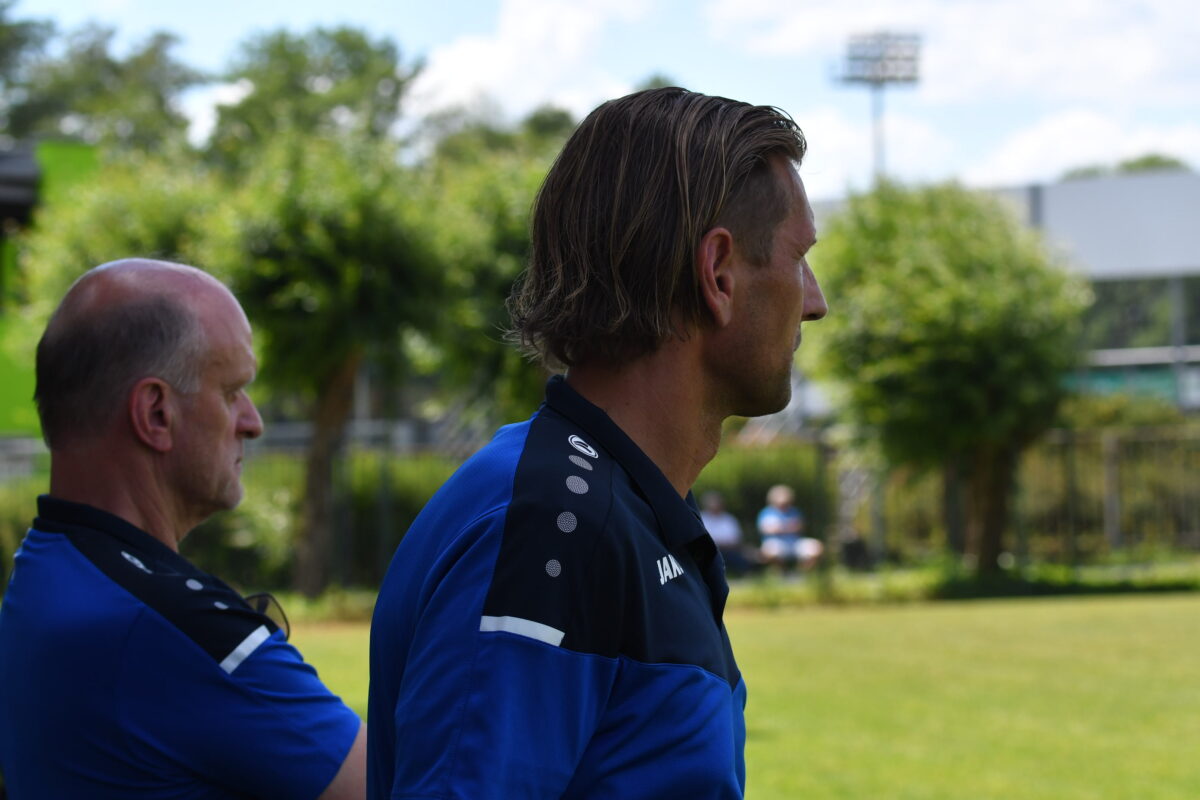 Sie sind seit Mittwoch Vergangenheit bei der SpVgg SV Weiden: Sportlicher Leiter Hannes Beer (links) und Trainer Andreas Scheler. Foto: Dagmar Nachtigall