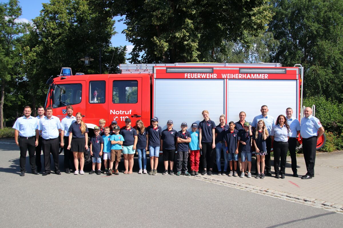 Aktuell kommen monatlich 17 Kinder zusammen, um die Aufgaben der Feuerwehr näher kennenzulernen. Foto: Jürgen Masching