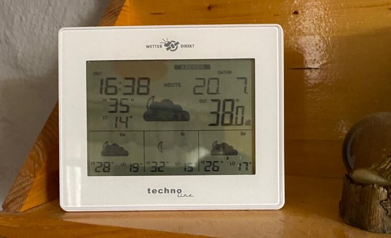 38 Grad hatte es in Beidl/Plößberg. Foto: Privat