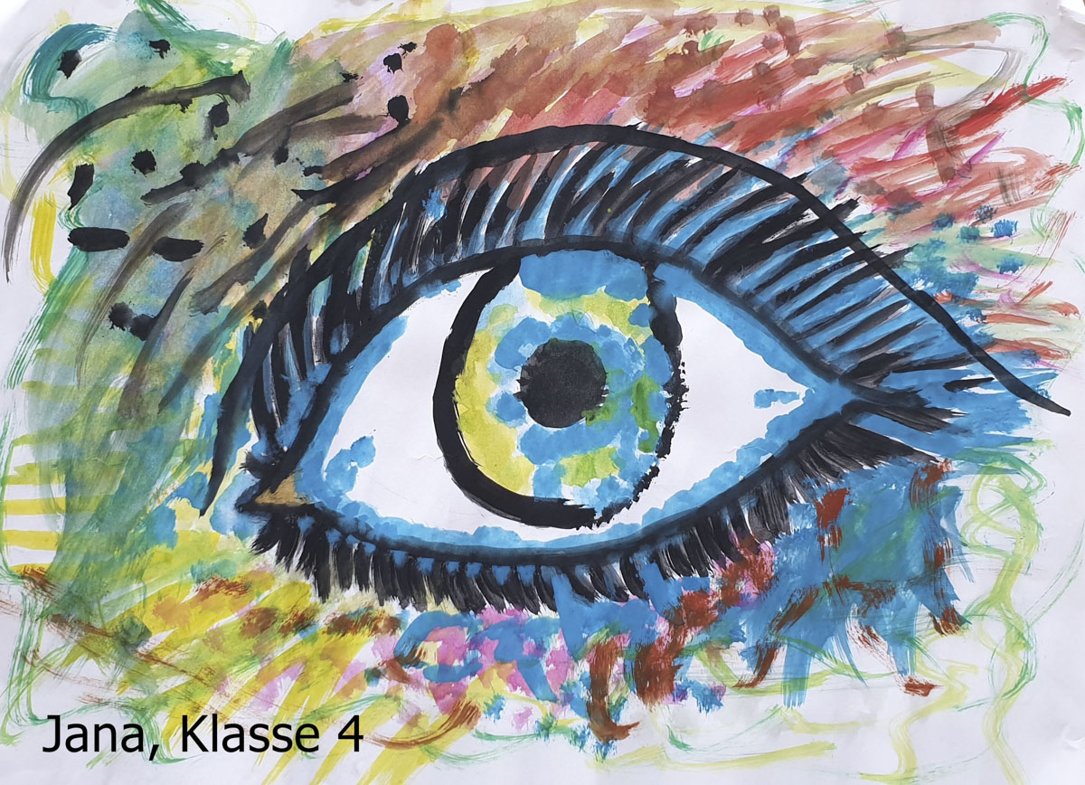 Die kleinen und großen Künstler haben einen digitalen Kunstkatalog in Farbe und Form geschaffen. Bilder: Grund- und Mittelschule Windischeschenbach