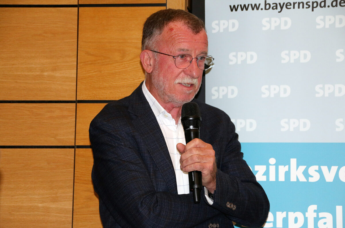 Johann Horn, IG Metall Bezirksleiter Bayern. Bild: Jürgen Herda