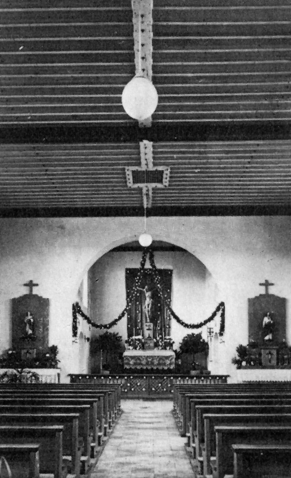Eine ältere Aufnahme der Herz-Jesu-Pfarrkirche aus dem Jahr 1950.Foto: Roman Melzner