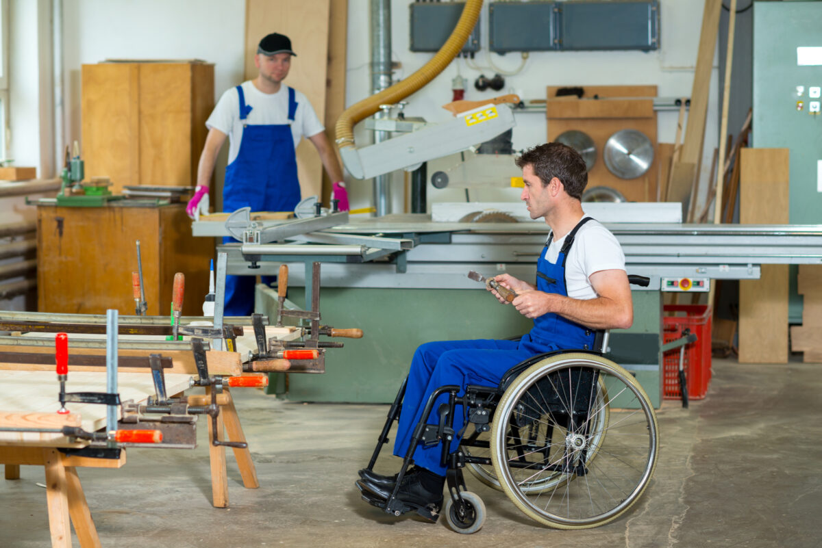 Mit dem Budget für Arbeit fördert der Bezirk auch die berufliche Teilhabe von Menschen mit Behinderungen. Bild: Fotolia
