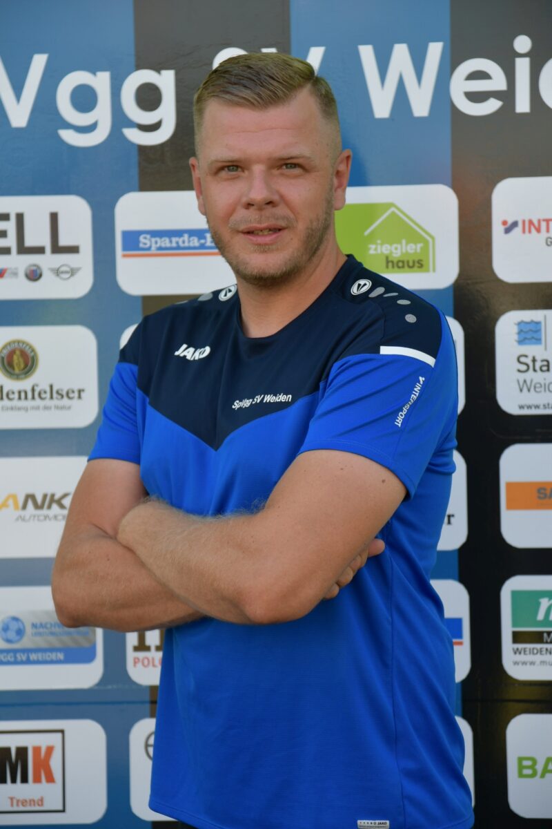 Christopher Klatzka der kommende Trainer der U 23 Bezirksligamannschaft der SpVgg SV Weiden. Foto: Dagmar Nachtigall