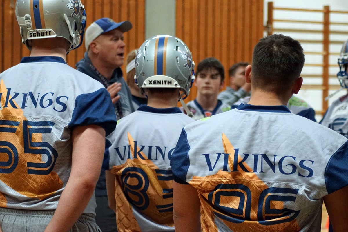 Training bei den Weiden Vikings. Foto: Jürgen Masching
