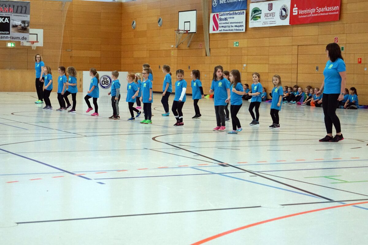 Die Auerbacher Dance-Kids sorgten für beste Pausenunterhaltung. Foto: Jürgen Masching