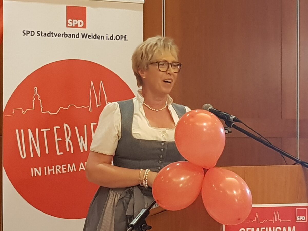 Sabine Zeidler. Foto: SPD-Stadtverband Weiden