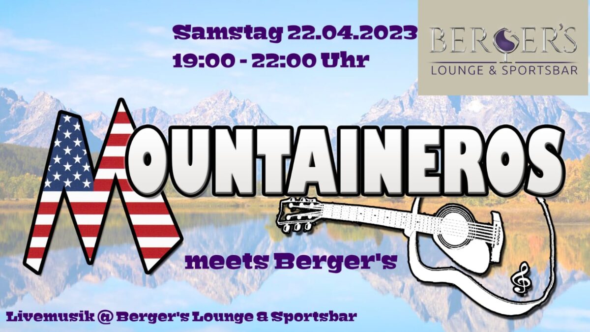 Plakat: Bergers Sportsbar