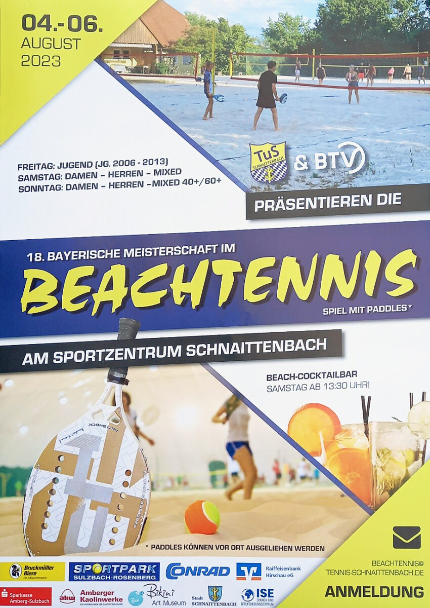 Flyer: TuS Schnaittenbach/BTV