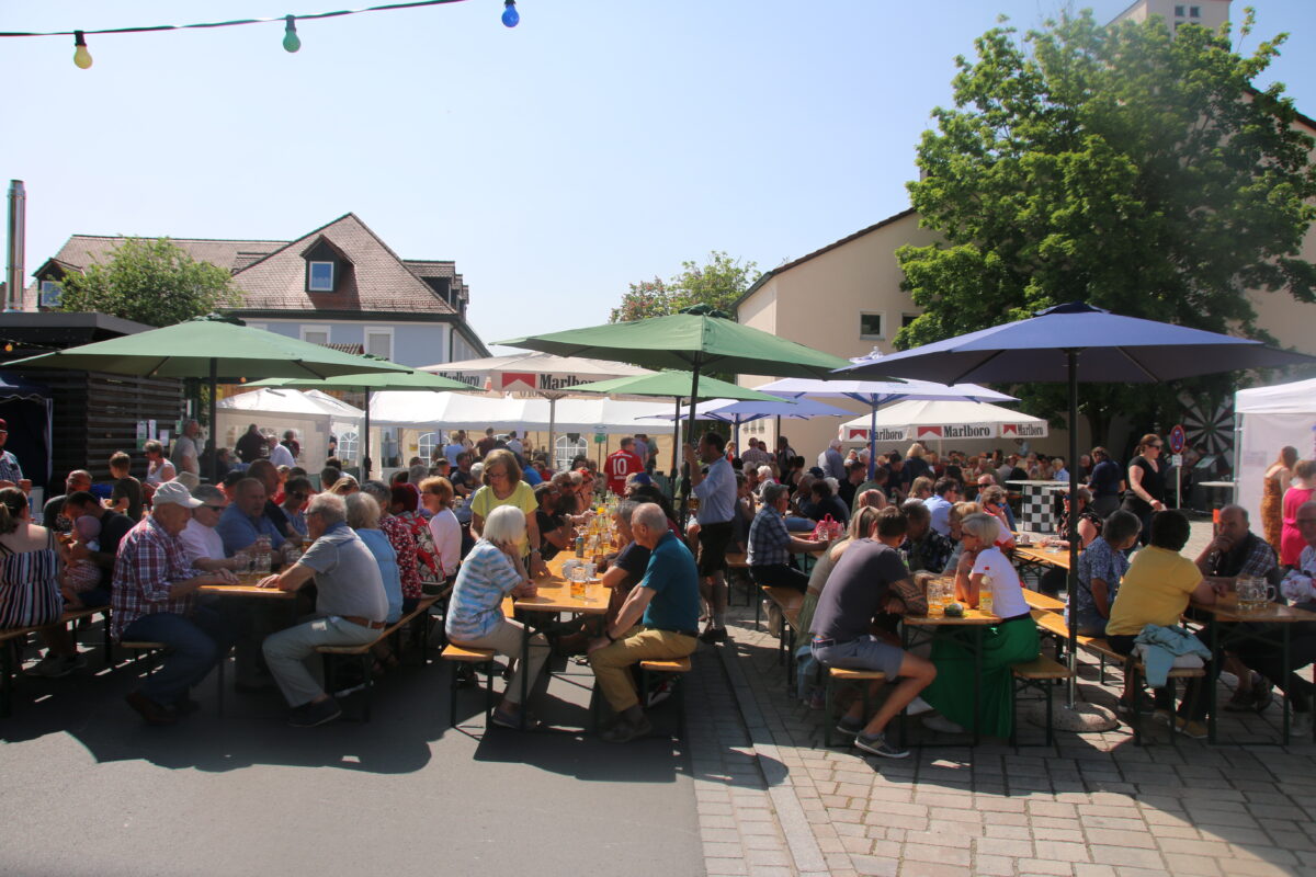Bei schönstem Sommerwetter feierte Schwarzenbach sein Dorffest. Foto: Stefan Neidl