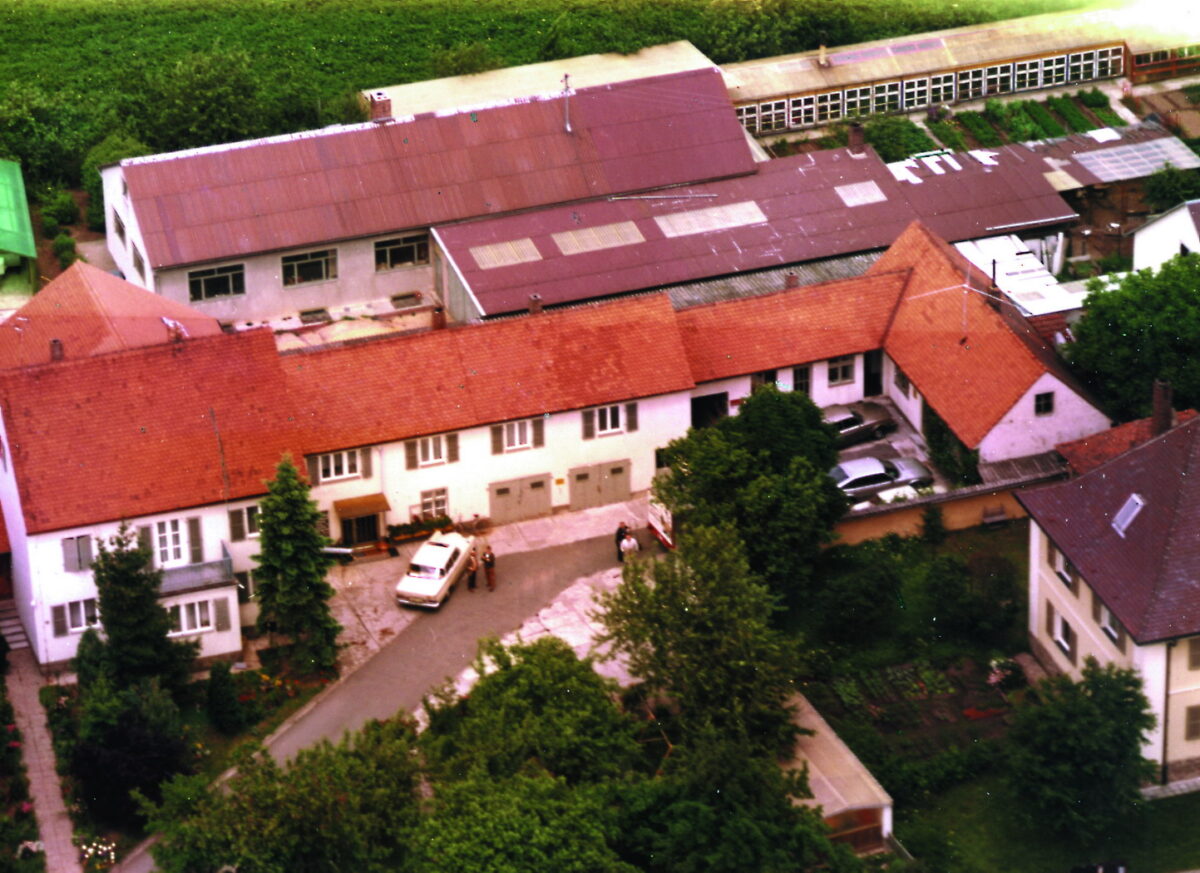 Der Firmensitz 1976. Foto: Wolfgang Hübner