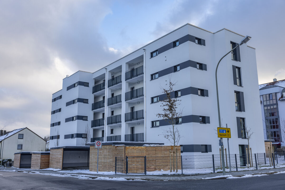 Die Nova Sedes Wohnungsbau eG hat am Hammerweg 30 Wohnungen fertig gestellt. Foto: David Trott 