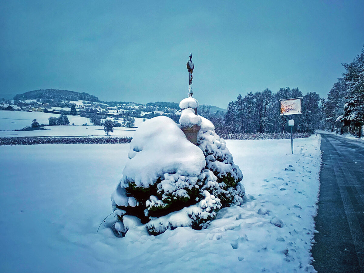 Empfehlung der Echo-Redaktion: Staufrei mit dem Fahrrad durch die verschneite Oberpfalz. Foto: Jürgen Herda