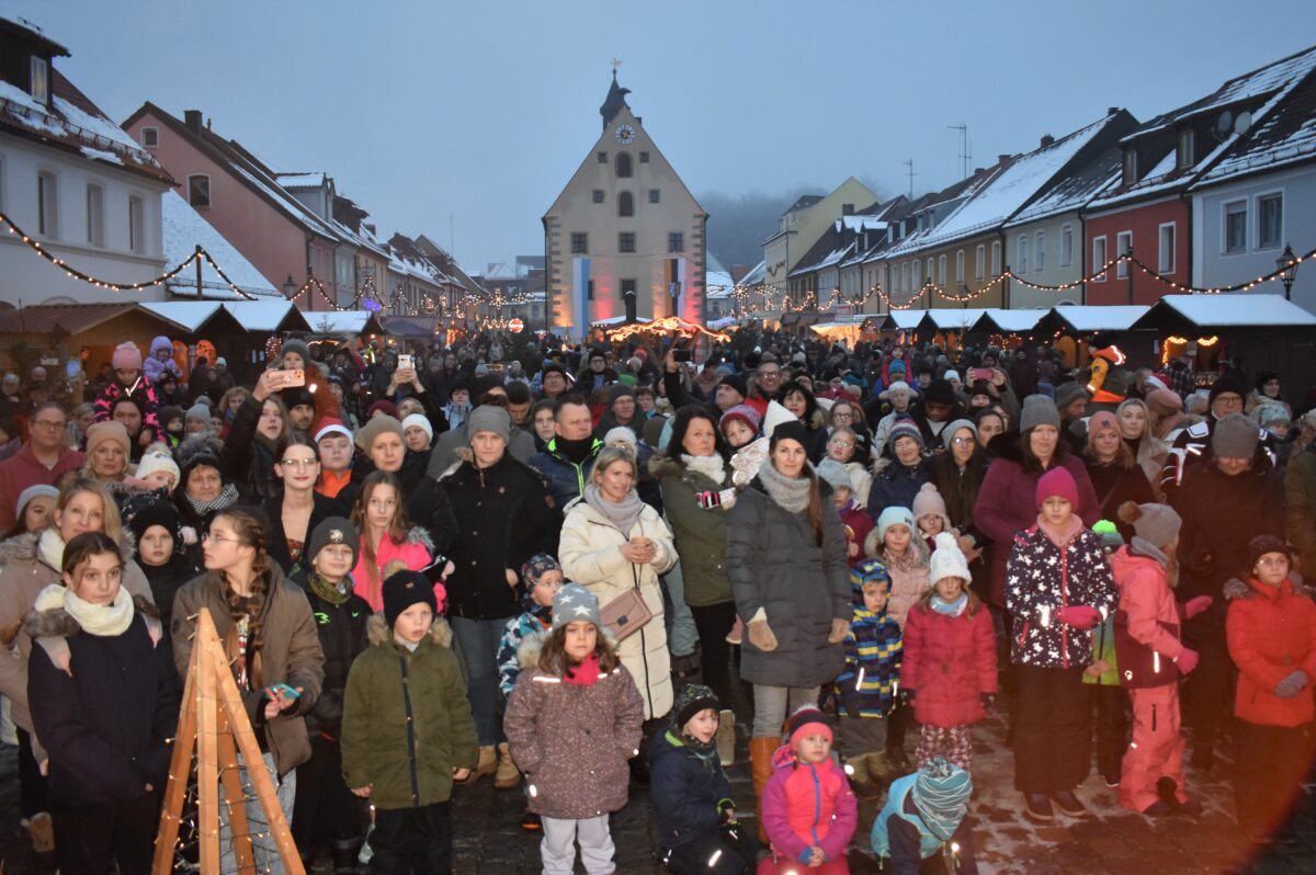 Ein Besuchermagnet war der Grafenwöhrer Adventsmarkt, der wieder viel zu bieten hatte. Foto: Renate Gradl