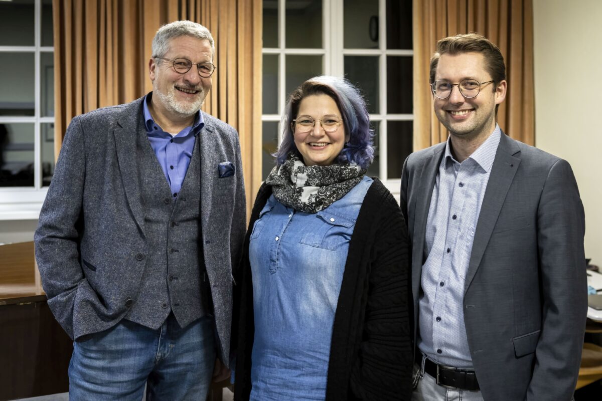 Wolfgang Meidenbauer_Annika Fischer und Thorsten Willecke (von links). Foto:  Daniel Werner